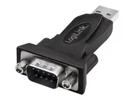 Wtyczki i adaptery - LOGILINK AU0002F USB2.0 adapter USB-A/M to DB9/M Win11 - miniaturka - grafika 1