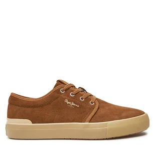 Sneakersy Pepe Jeans PMS31071 Brązowy - Sneakersy męskie - miniaturka - grafika 1