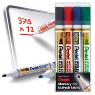 Zakreślacze - Marker Suchościeralny Różne Kolory Pentel Mw85 Mix 4 Szt. - miniaturka - grafika 1