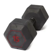 Hantle i ciężarki - Hantla do cross treningu i treningu siłowego Corength Hex Dumbbell 15 kg - miniaturka - grafika 1