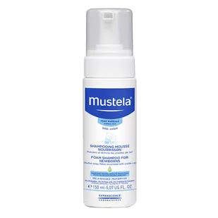 Mustela Szampon w piance dla niemowląt 150 ml - Kosmetyki kąpielowe dla dzieci - miniaturka - grafika 3