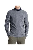 Swetry męskie - Timberland Merino Crew Sweter Męski, Ciemnoszary, XL - miniaturka - grafika 1