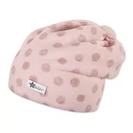 Czapki damskie - Sterntaler Slouch-Beanie Pünktchen Czapka z daszkiem Dziecko, Kolor: różowy, 35 - miniaturka - grafika 1