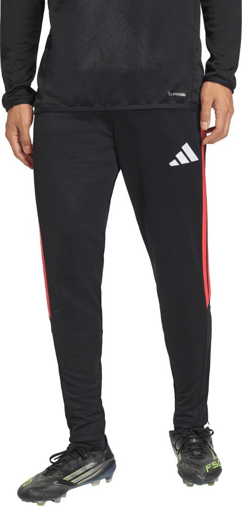 Spodnie męskie adidas Tiro 26 League Training Slim czarno-czerwone JY7111 L