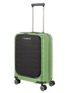 Walizki - Walizka kabinowa Travelite Mooby S+ z przednią kieszenią - green - miniaturka - grafika 1