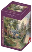 Puzzle - Schmidt, Puzzle PQ THOMAS KINKADE Miasteczko nad rzeką (drewniane), 1000 el. - miniaturka - grafika 1