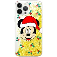 Etui i futerały do telefonów - ERT GROUP etui na telefon Apple Iphone XS, case oryginalny i oficjalnie licencjonowany przez Disney, wzór Mickey 040, optymalnie dopasowane, z efektem płynnego brokatu - miniaturka - grafika 1