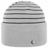 Czapki damskie - Czapka z Mankietem Organic Cotton by Lierys, szary, One Size - miniaturka - grafika 1