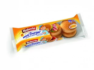 ROBERTO mini bułki burgery z sezamem 8 szt 200g - Mąka - miniaturka - grafika 1