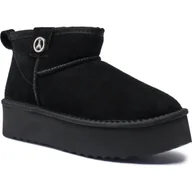 Buty dla dziewczynek - Patrizia Pepe Skórzane śniegowce - miniaturka - grafika 1