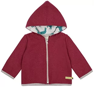 loud + proud Kurtka dziewczęca Wollwalk, certyfikat GOTS, Berry, 74/80, granatowy (Berry), 74/80 cm - Kurtki i płaszcze dla dziewczynek - miniaturka - grafika 1