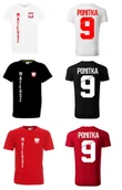 Koszulki sportowe męskie - Koszulka POLSKA Mateusz PONITKA 9 EuroBasket - miniaturka - grafika 1