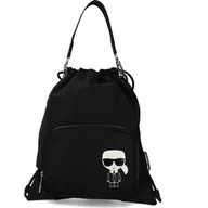 Plecaki - Karl Lagerfeld Plecak K/Ikonik Nylon Conv - miniaturka - grafika 1