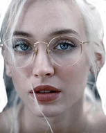 Okulary korekcyjne, oprawki, szkła - Okulary metal korekcyjne minusy -1 do -6 co 0.5 - miniaturka - grafika 1