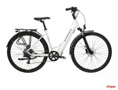 Rowery elektryczne - Rower elektryczny Kross Trans Hybrid LS 1.0 perłowy/czarny połysk 2024 - miniaturka - grafika 1