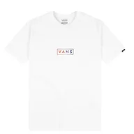 Koszulki męskie - Koszulka męska Vans VN0A5E813PV1 MN CLASSIC EASY BOX Biała - miniaturka - grafika 1
