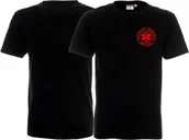 Odzież robocza - Promostars LPP - Koszulka ratownicza czarna męska - nadruk przód FLUO - miniaturka - grafika 1