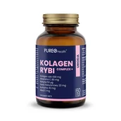 Włosy, skóra, paznokcie - Pureo Health Kolagen Complex+ 60 Kapsułek - miniaturka - grafika 1