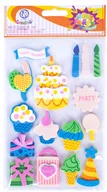 Zabawki kreatywne - Astra Naklejki dekoracyjne party 16 szt. - miniaturka - grafika 1