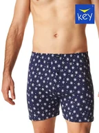 Majtki męskie - BOKSERKI KEY MXC-513 B24 (kolor ceglasty, rozmiar XXL) - miniaturka - grafika 1