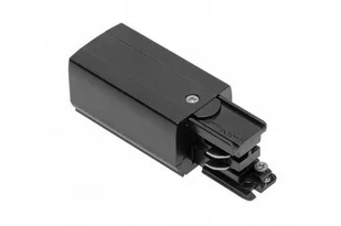 3-fazowa końcówka zasilająca szynoprzewód lewa czarna - Lampy sufitowe - miniaturka - grafika 1