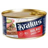 Pasztet i przetwory mięsne - Krakus Konserwa gulasz angielski 300g - miniaturka - grafika 1