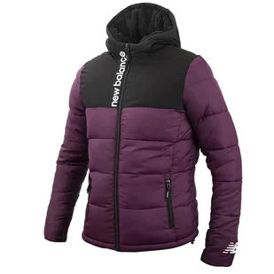 Kurtka New Balance NENJKW816DKM - czarno-fioletowa - Kurtki i kamizelki sportowe damskie - miniaturka - grafika 1