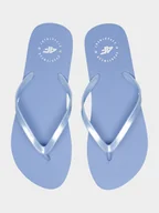 Klapki i japonki damskie - Japonki damskie z miękką podeszwą 4F 4FSS23FFLIF064-34S Niebieski - miniaturka - grafika 1