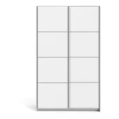 Szafy - Biała szafa Tvilum Verona, 122 x 202 cm - miniaturka - grafika 1