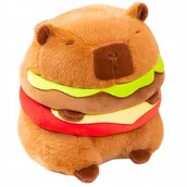Maskotki i pluszaki - Maskotka Pluszowa Pluszak Kapibara Capybara Burger Przytulanka 23 cm - miniaturka - grafika 1