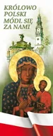 Ikony i obrazy sakralne - Baner religijny Matka Boża Częstochowska "Królowo Polski módl się za nami" 75x200cm - miniaturka - grafika 1