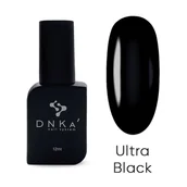 Lakiery hybrydowe - DNKa, Lakier hybrydowy Ultra Black, 12 ml - miniaturka - grafika 1