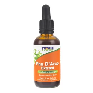 Now Foods Pau D'Arco - Lapacho extract, NOW, 60 ml NOWFOOD18 - Suplementy naturalne - miniaturka - grafika 1