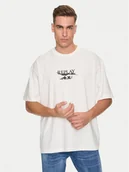 Koszulki męskie - Replay T-Shirt M6880 .000.2660 Biały Loose Fit - REPLAY - miniaturka - grafika 1