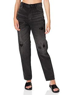 G-STAR RAW Janeh Ultra High Waist Mom Ankle Straight dżinsy damskie, Worn in Tar Black Restored C526-c271, 25W x 30L - Spodnie damskie - miniaturka - grafika 1