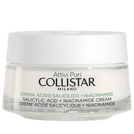 Kremy do twarzy - Collistar Attivi Puri Salicylic Acid + Niacinamide Cream 50.0 ml - miniaturka - grafika 1