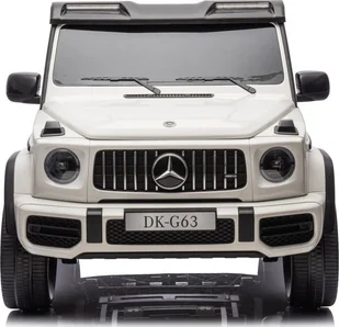 Pojazd Mercedes Benz G63 AMG XXL STRONG Biały - Samochody i pojazdy dla dzieci - miniaturka - grafika 1