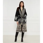 Swetry damskie - AKEP Kardigan | Oversize fit | z dodatkiem wełny - miniaturka - grafika 1