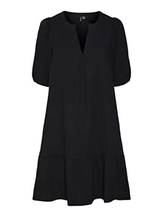 Sukienki - VERO MODA Sukienka damska, czarny, M - grafika 1