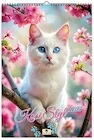 Kalendarze - Kalendarz 2026 A3 ścienny jednostronny koci styl - miniaturka - grafika 1