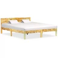 Łóżka - vidaXL Rama łóżka z litego drewna z odzysku, 180 x 200 cm - miniaturka - grafika 1