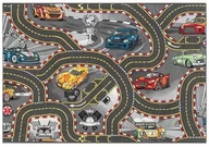 Maty edukacyjne - Legetæppe - Racer bane - 140 x 200 cm - miniaturka - grafika 1