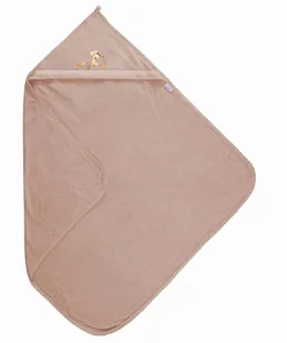 Matex Okrycie kąpielowe niemowlęce maxi 100x100 beżowe (MT0136) MT0136 - Okrycia kąpielowe dla dzieci - miniaturka - grafika 1