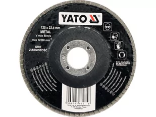 YATO Ściernica listkowa płaska 125mm p36 YT-83271 - Materiały ścierne - miniaturka - grafika 2