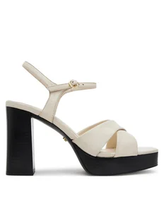 Gino Rossi Sandały ALIA-118081 Écru - Sandały damskie - miniaturka - grafika 1