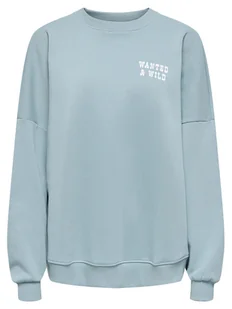 ONLY Bluza Stina 15357086 Błękitny Regular Fit - Bluzy damskie - miniaturka - grafika 1
