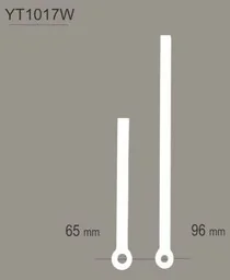 Wskazówki zegarowe YT1017 /białe - Akcesoria do zegarków - miniaturka - grafika 1