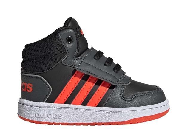 Buty dziecięce adidas Core GZ7780 HOOPS MID 2.0 I Czarne