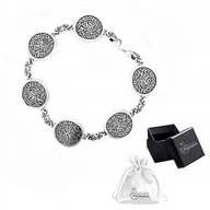 Bransoletki - Bransoletka srebrna Historia Ziemi - miniaturka - grafika 1