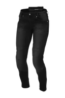 Odzież motocyklowa - Jeansy Motocyklowe Macna Jenny Damskie Washed Black30 Short - miniaturka - grafika 1